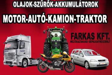 Autó Motor Kamion Traktor és Mezőgazdasági Alkatrészek Kedvező Áron